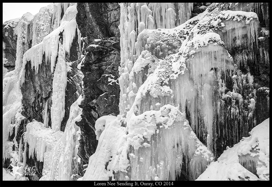 Ouray ice climbing