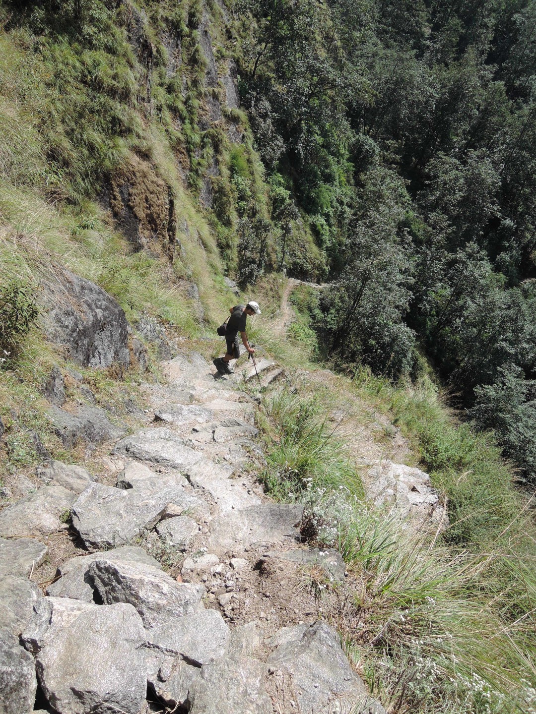 Staircase Down, Rolwaling Valley, Nepal