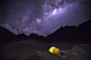 Peaceful, Sleeping Under the Stars, Cordillera Blanca, Huaraz, Peru, Mountaineering