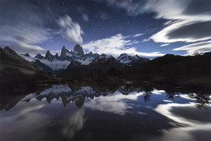 Fitz Roy, Patagonia, Peace, Reflection, El Chalten, Stars