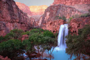 Havasu Canyon, Arizona, waterfall, paradise