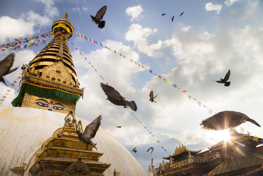 The Splendor of Swayambhunath