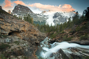 Mt. Robson, Canadian Rockies, Mountain, Waterfall, Heaven