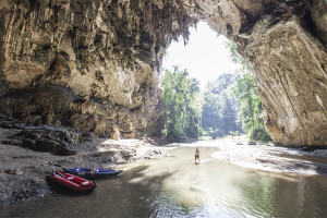 River Runs Through It, Tham Lod, Thailand, Caving, Rafting, Adventure, Exploration